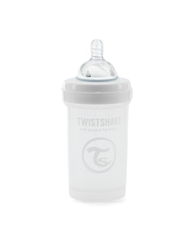 Twistshake Anti-Colic cumisüveg 180ml, fehér