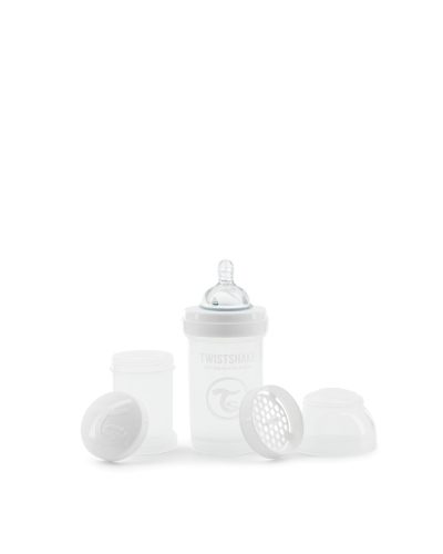 Twistshake Anti-Colic cumisüveg 180ml, fehér