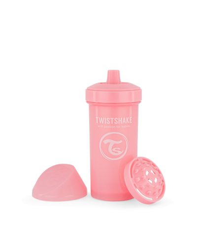 Twistshake Kid Cup 360ml 12hónap+, rózsaszín