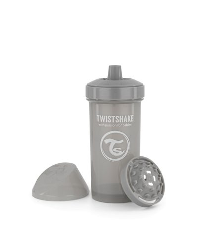 Twistshake Kid Cup 360ml 12hónap+, szürke