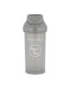 Twistshake Straw Cup kulacs szívoszállal 360ml 6hónap+, szürke