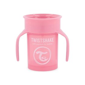 Twistshake 360 tanulópohár 6hónap+, rózsaszín