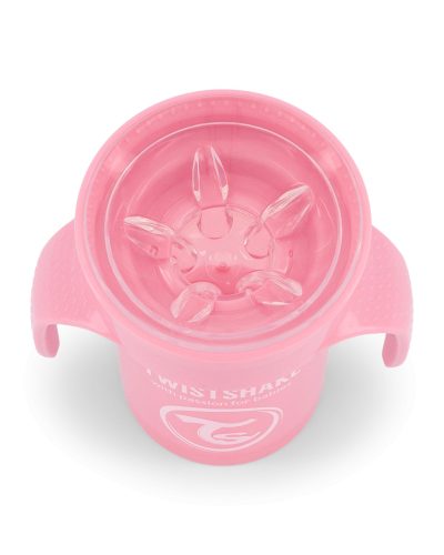 Twistshake 360 tanulópohár 6hónap+, rózsaszín