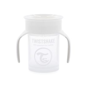 Twistshake 360 tanulópohár 6hónap+, fehér